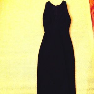 Long Fitted Black Dress